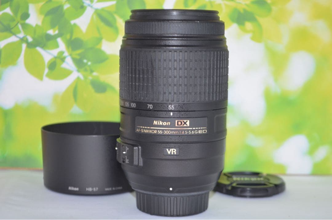 超望遠レンズ☆ニコン Nikon AF-S 55-300mm☆手振れ補正付