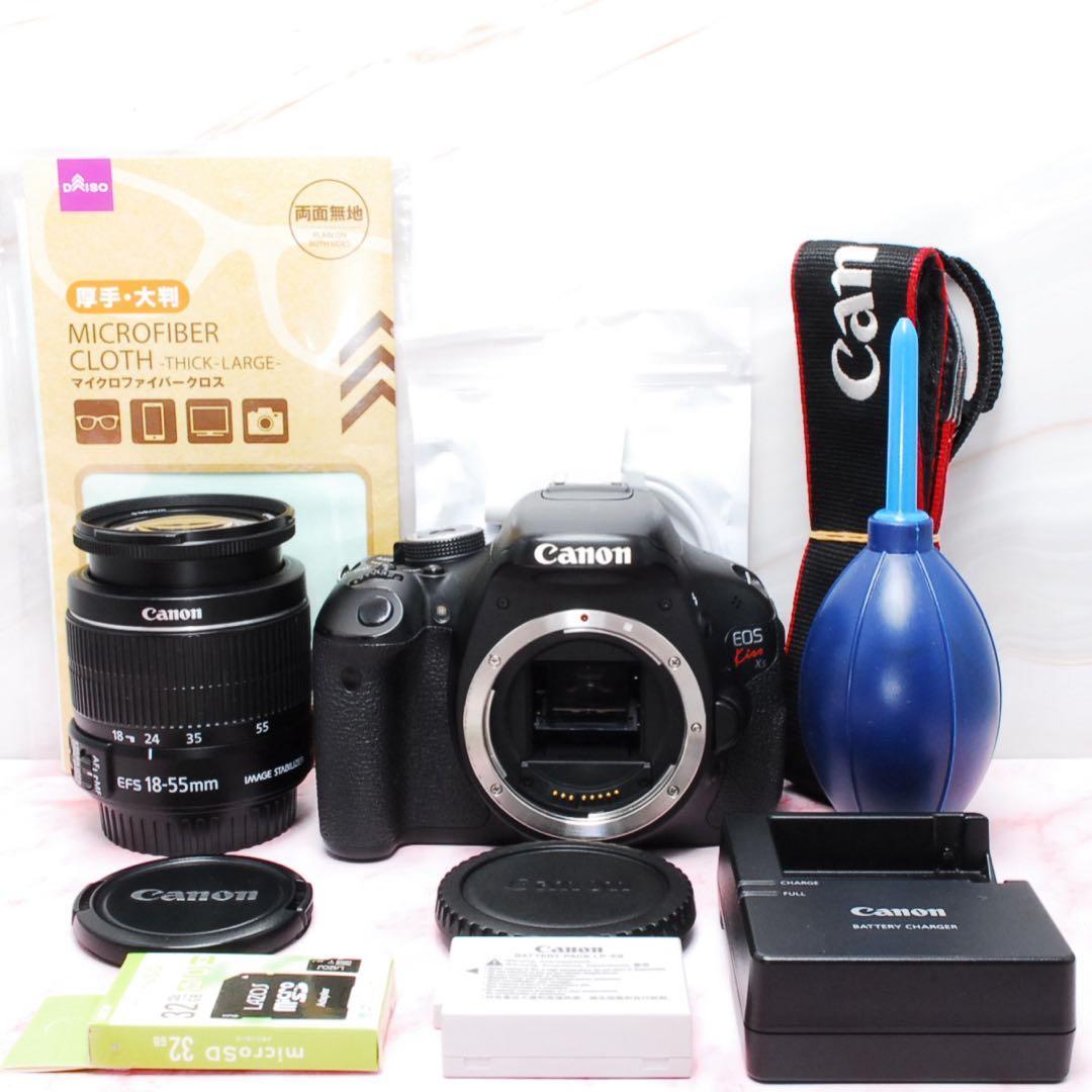 手ぶれ補正付き✨Canon EOS Kiss X5★一眼レフ★標準レンズ