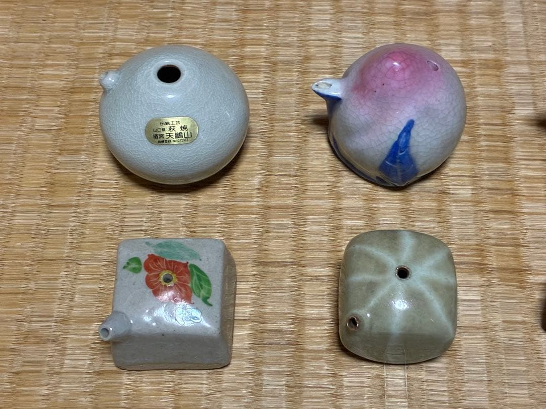 茶道具 陶器の水滴 と 金属の水滴 11点 まとめて