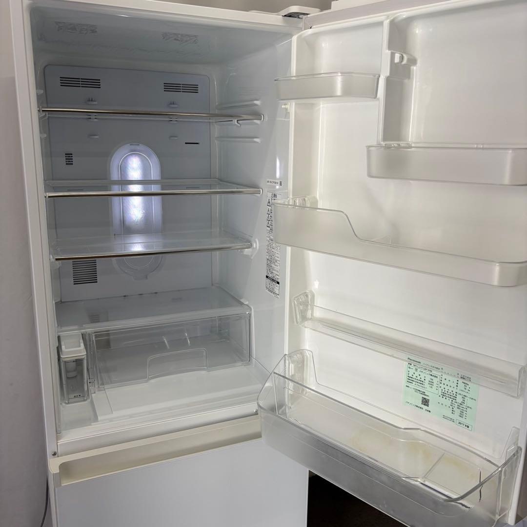 161　パナソニック　冷蔵庫　大型　300ℓ-400ℓ　右開き　設置無料　安い‼️
