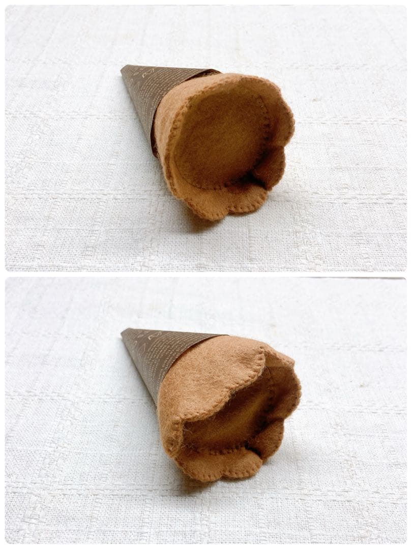 フエルトおままごと ソフトクリーム