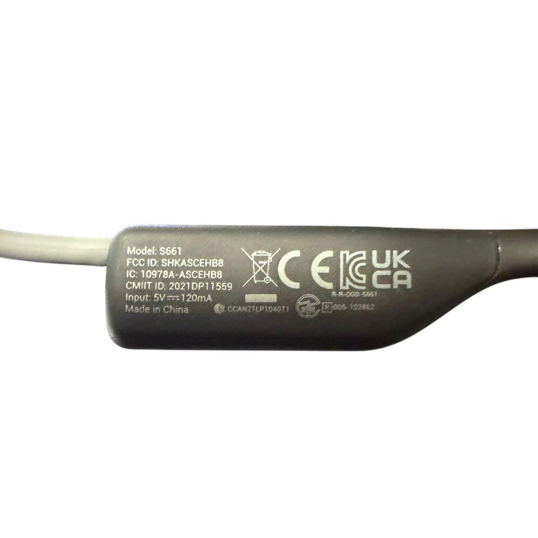 【美品】Shokz OpenMove 骨伝導イヤホン S661 動作確認・除菌済