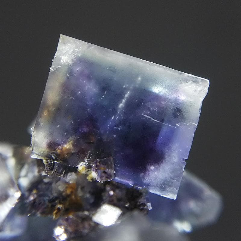 533 オコルス鉱山 フローライト ブルー パープル 蛍石