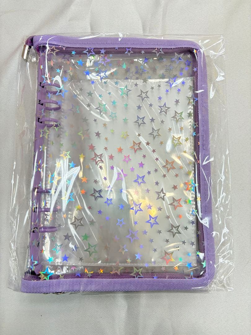 クリア星シール帳 A5サイズ 5色展開 5個セット