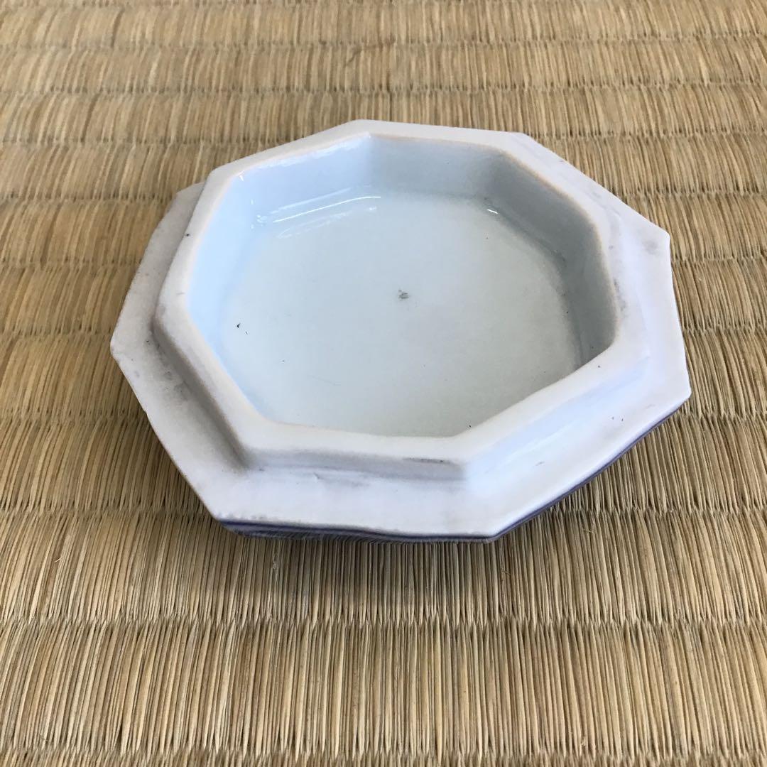 茶道具　香合　「寿華」　祥瑞八角香合　和峰作　共箱　S118KG