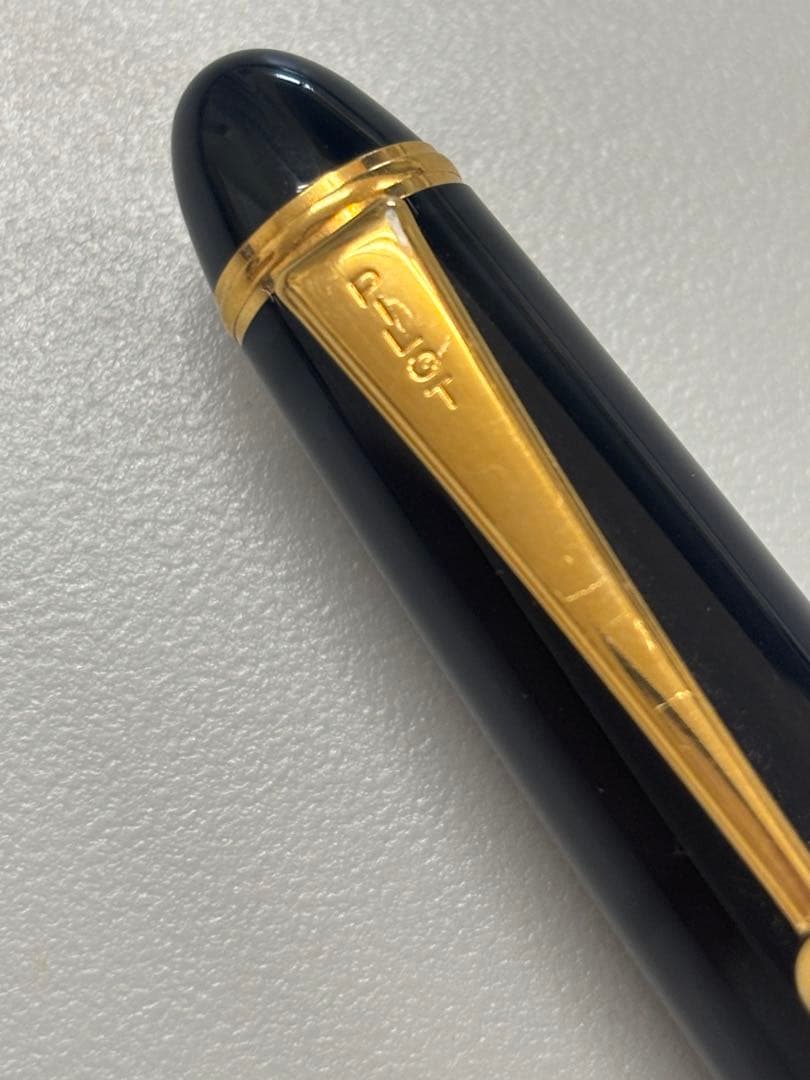 PILOT パイロット 万年筆 カスタム823 透明ブラック 14K刻印あり