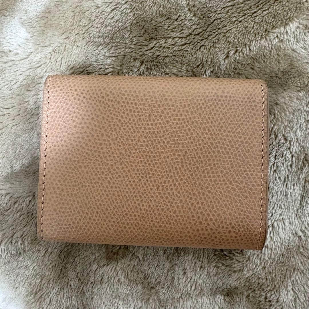 DIOR 三つ折り財布 ピンク