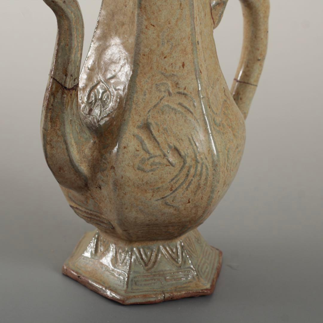 青磁 水注 酒注 酒器 中国美術 古美術 骨董 古道具 アンティーク 煎茶道具