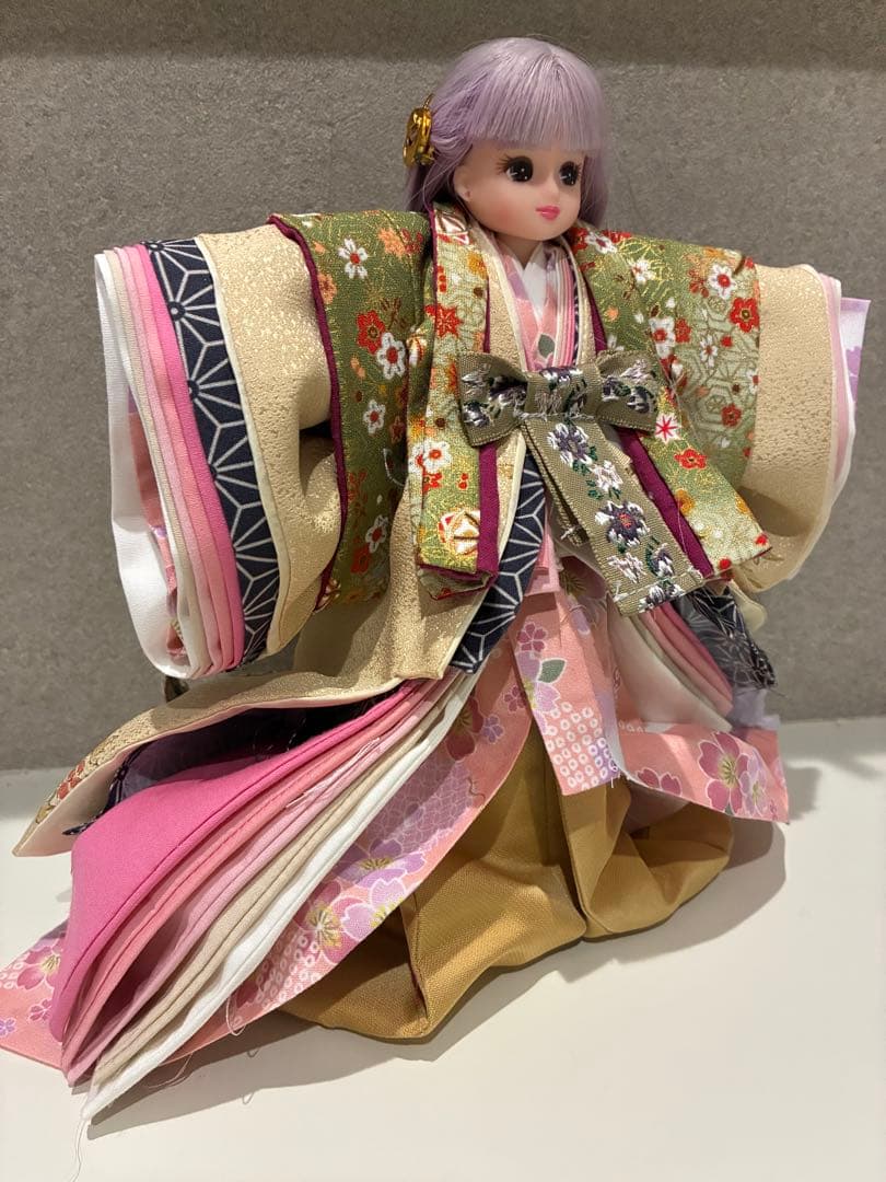 リカちゃん ひな祭り 十二単風衣装 【衣装のみ】試作品特別価格！ラスト1点！