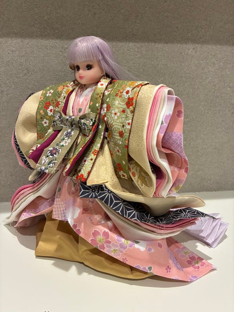 リカちゃん ひな祭り 十二単風衣装 【衣装のみ】試作品特別価格！ラスト1点！