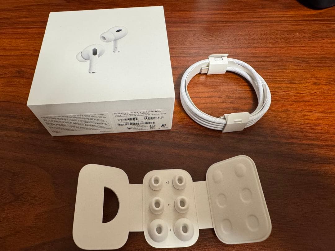 AirPods Pro 2 (第2世代) (イヤーチップ・充電ケーブル未使用)