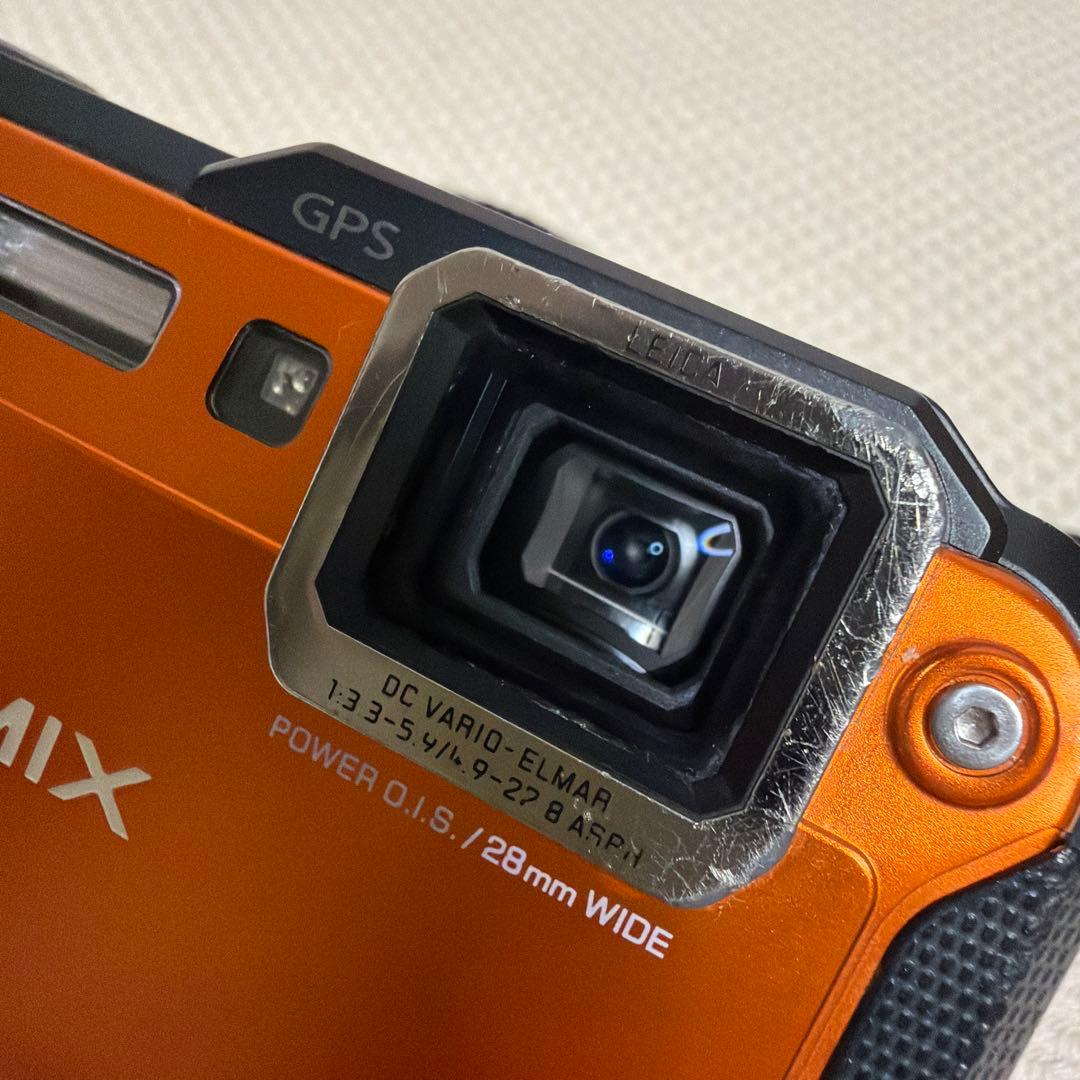 【ジャンク品】LUMIX DMC-FT5 オレンジ 水中撮影可能