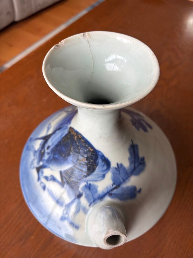 平戸焼「軍持（ケンディ）」酒器・水差し　骨董品