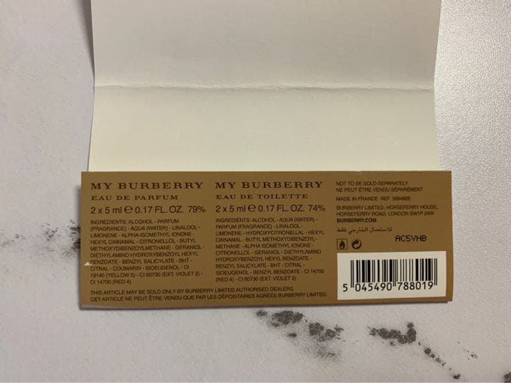 バーバリー My Burberry Miniture Collection