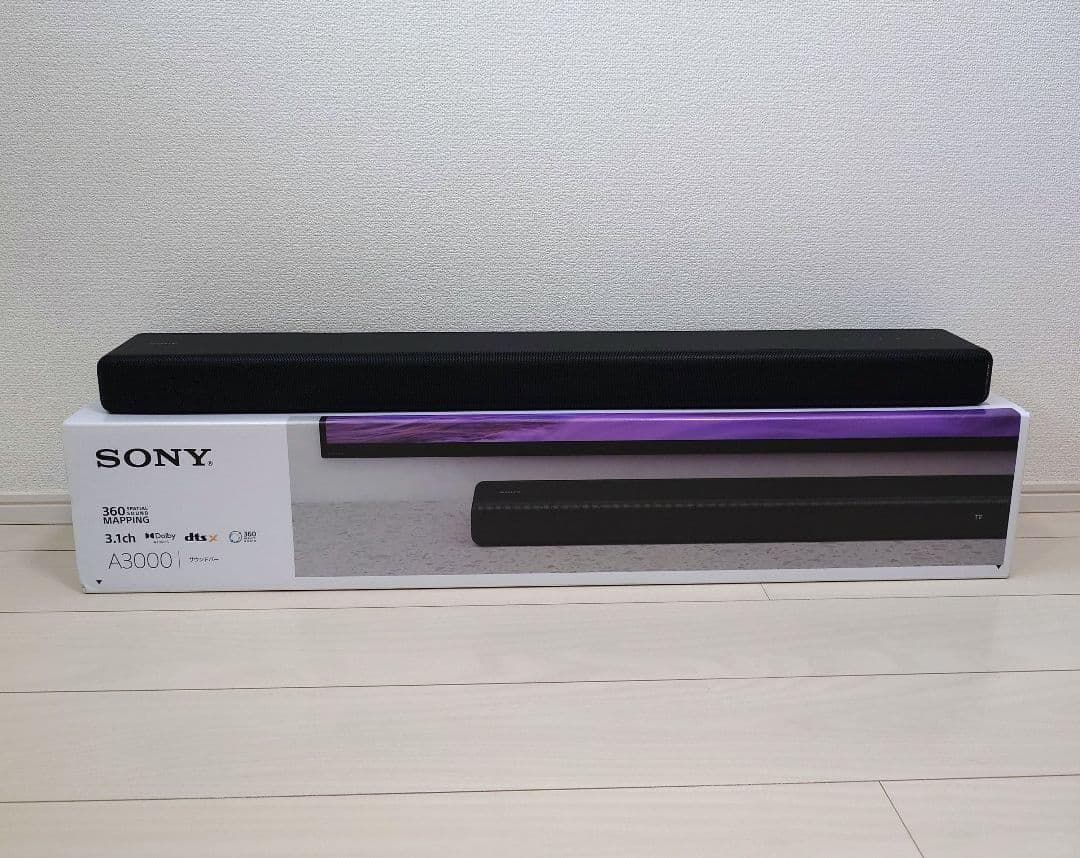 【展示品】SONY ソニー HT-A3000 3.1ch サウンドバー　保証付き