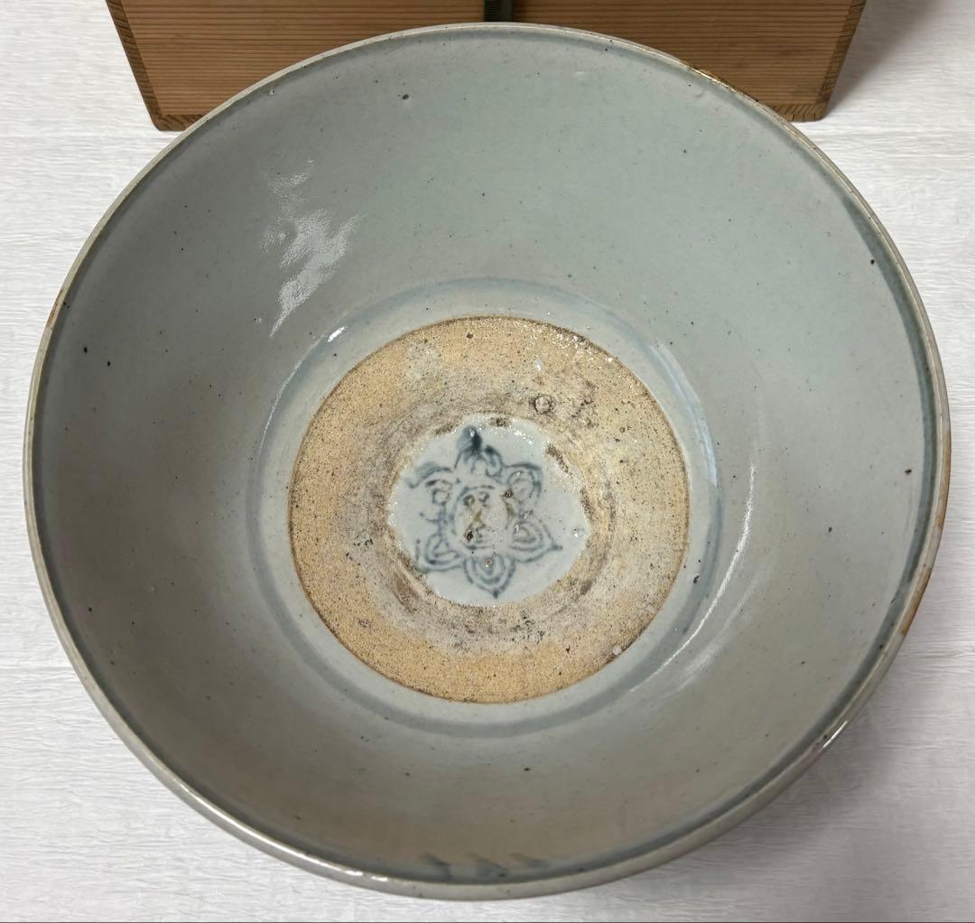 青花壽字大碗　水差し　染付茶碗　茶道具　明末清初　あて箱　中国　古美術　希少