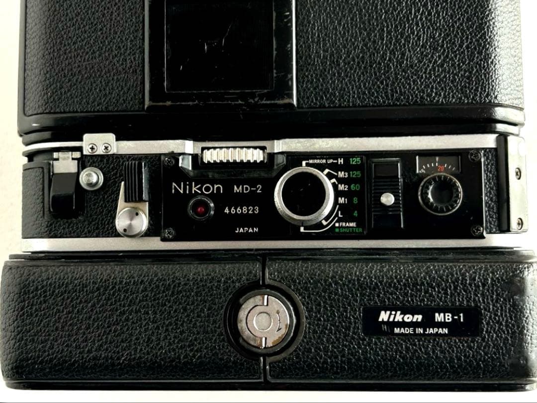 Nikon F2 フォトミック、MD付き ＊MDは動作未確認のため半ジャンク扱い