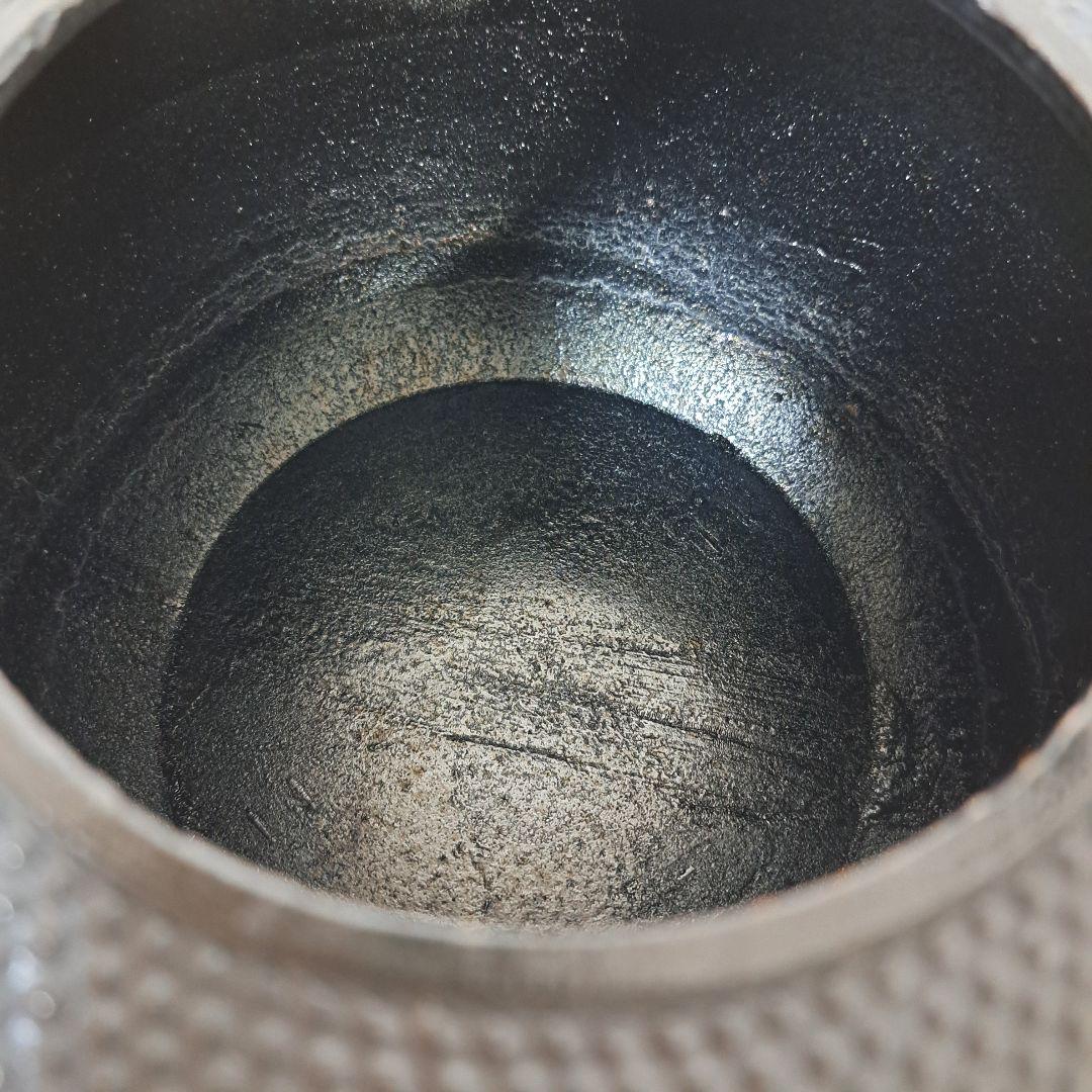 【極美品】南部鉄器 鳳文堂 1.5L 霰 刻印有 完全金気止め ヴィンテージ
