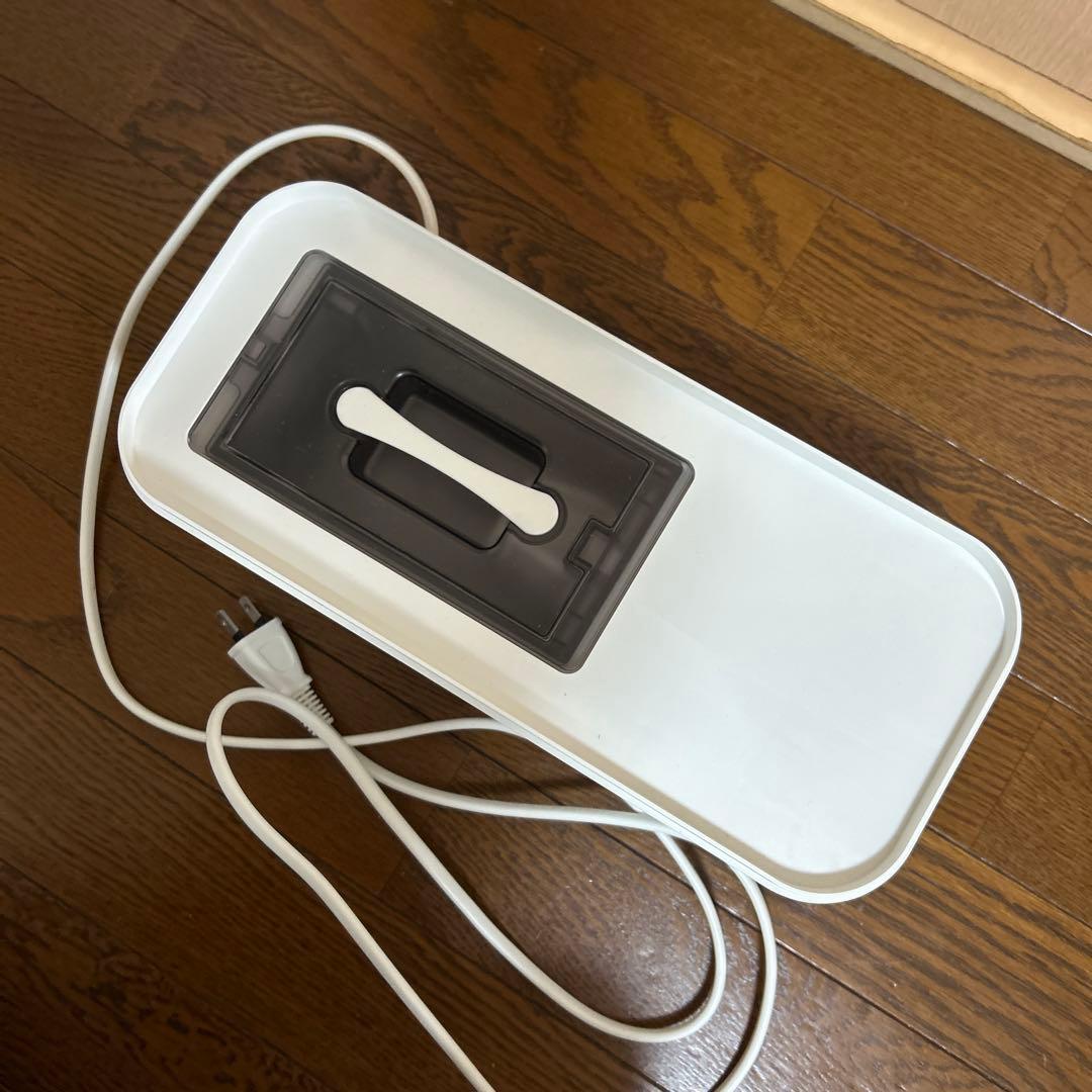 BRUNO ホワイト 電動ちりとりフローリングクリーナー