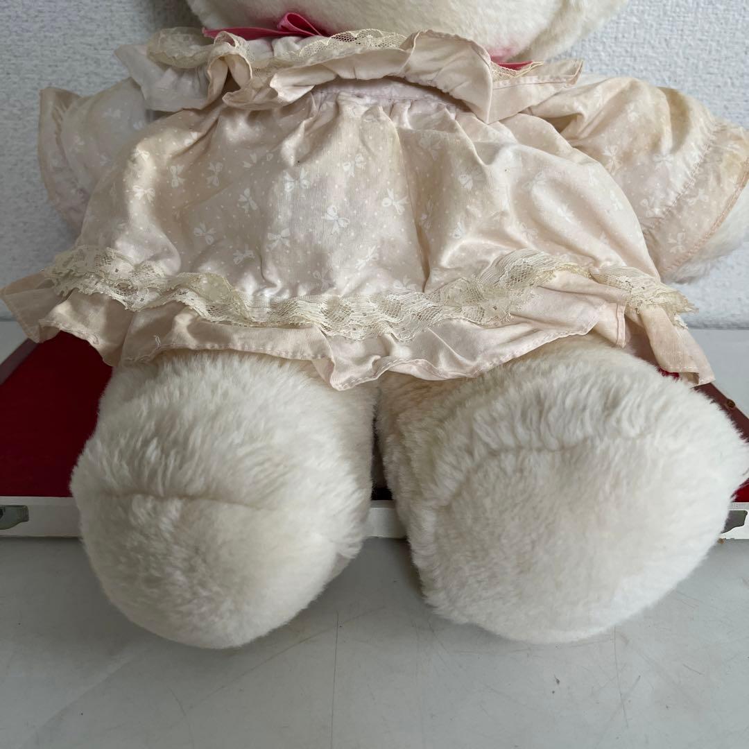 希少 50cm 大 大きめ 吉徳 ねこ クリーミー ぬいぐるみ 昭和レトロ 猫