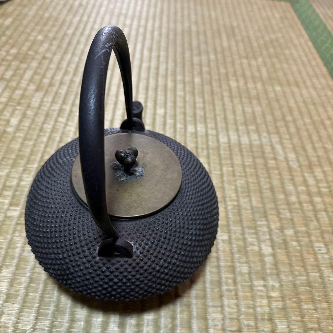 【時代物】龍文堂造 鉄壺 古い鉄 煎茶道具 茶道具 骨董 アンティーク