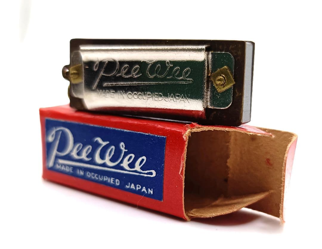 1940年代 オキュパイドジャパン　4穴8音　pee wee ハモニカ3個セット