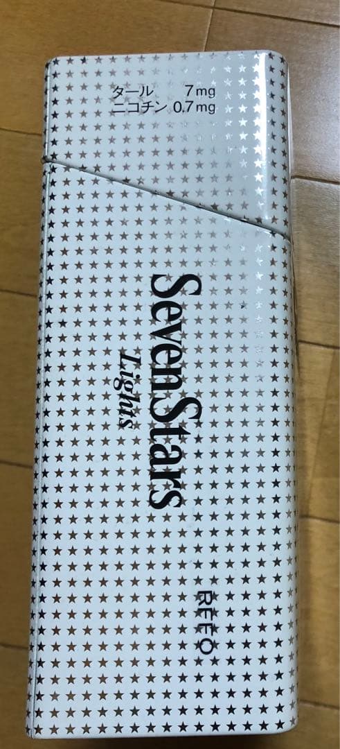 貴重品！セブンスターライトBOX ブリキ缶