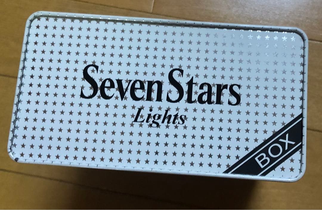貴重品！セブンスターライトBOX ブリキ缶