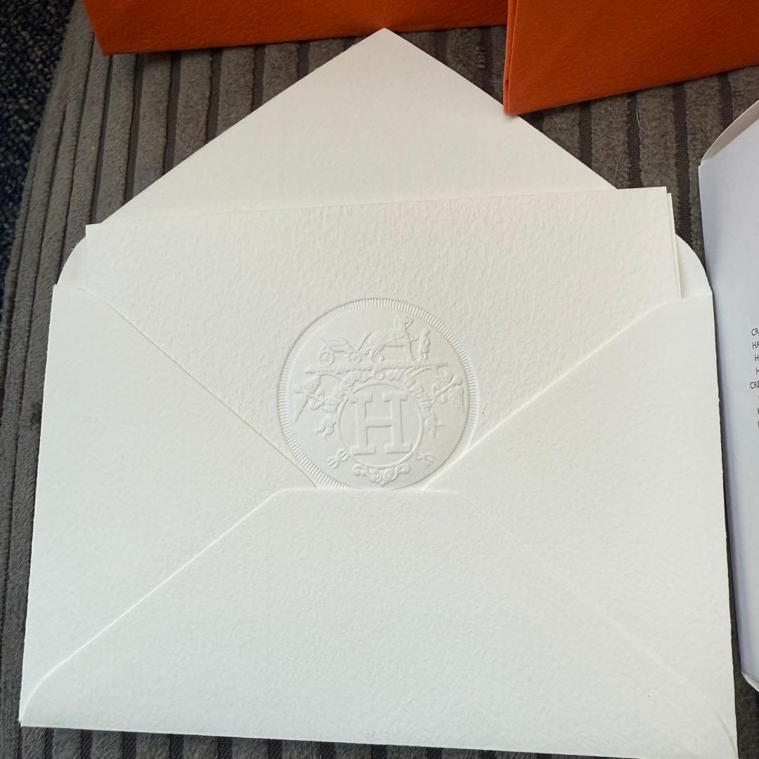 【新品未開封】HERMES 50ml ショッパー3枚・メッセージカード2枚付き