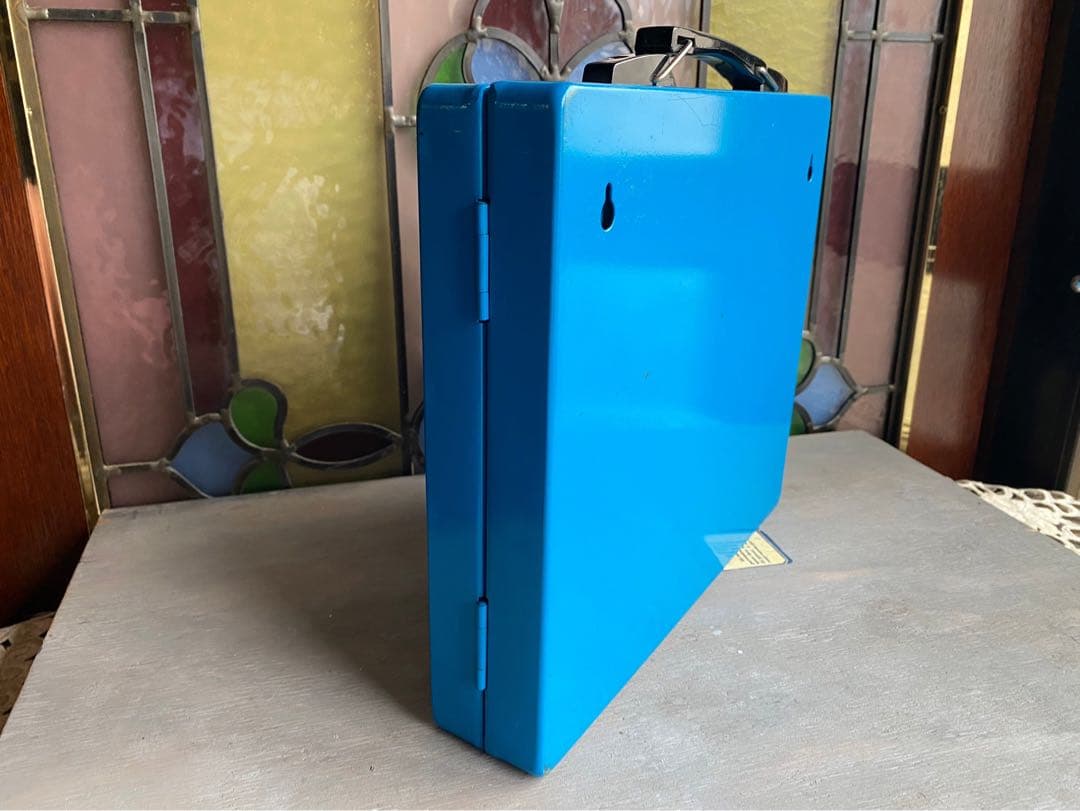 キーフック ケース 昭和レトロ 当時物 インテリア アンティーク ビンテージ 青