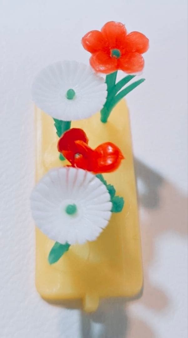 レア1967年製グリコおまけ花壇お花フィギア食玩ノベルティ昭和レトロ玩具ジオラマ