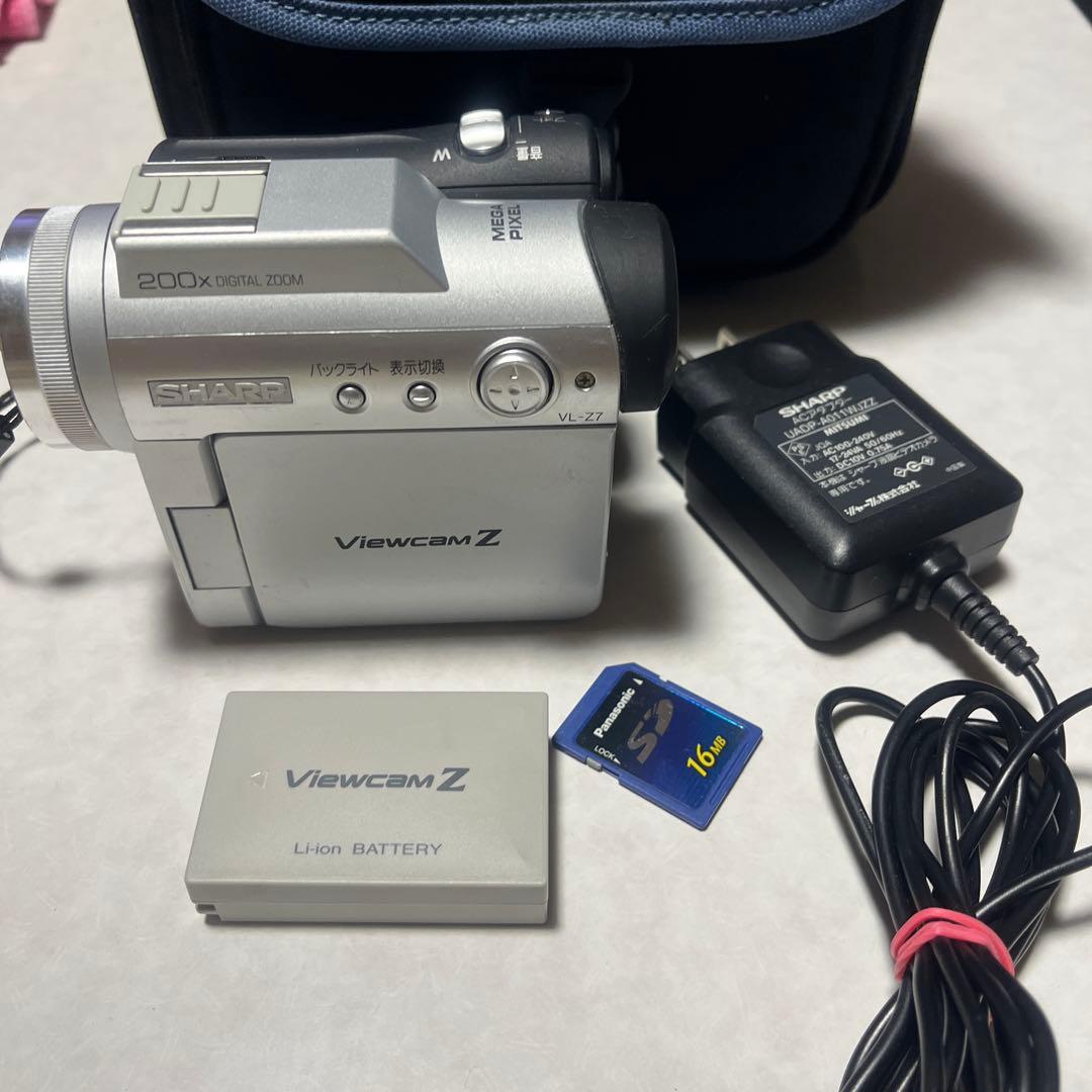 美品　SHARP miniDVビデオカメラ　VL-Z7 ⑨