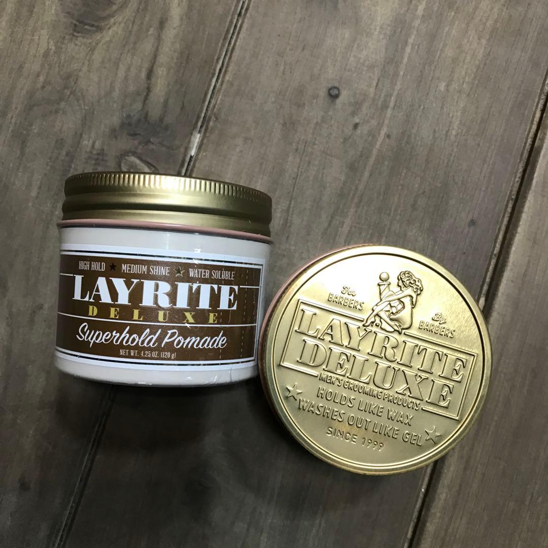 LAYRITE Superhold Pomade ￼ 120グラム2本セット