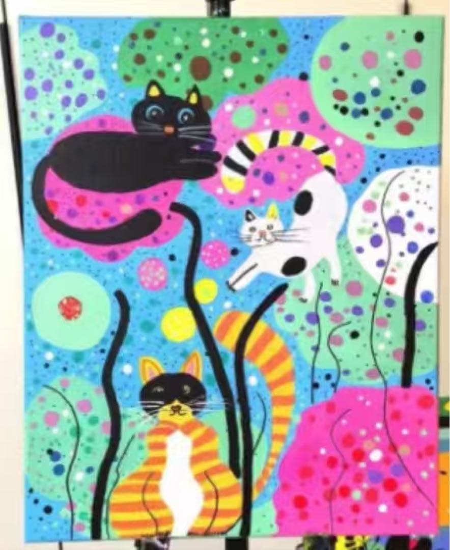 オリジナルの子猫ちゃんの油絵./?