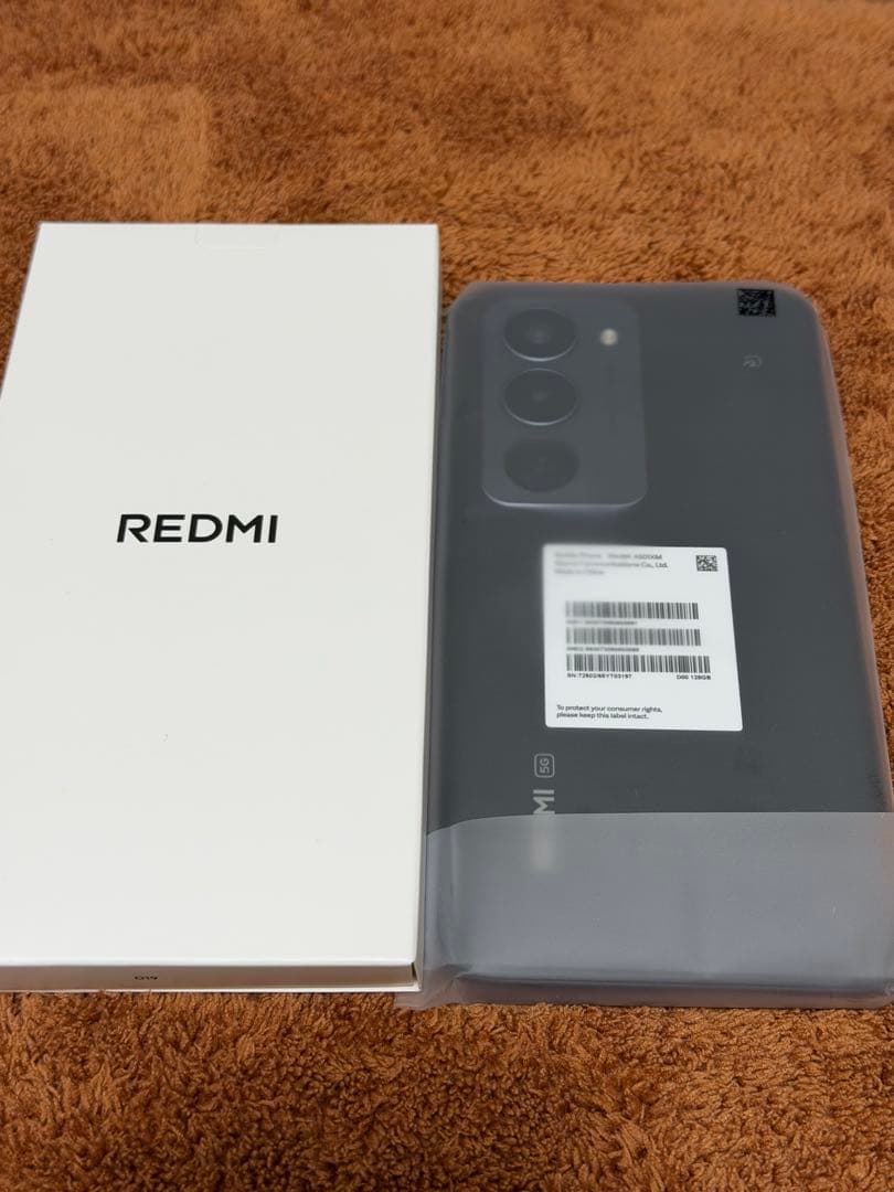 新品未使用 Redmi 15 5G 128GB SiMフリー ブラック