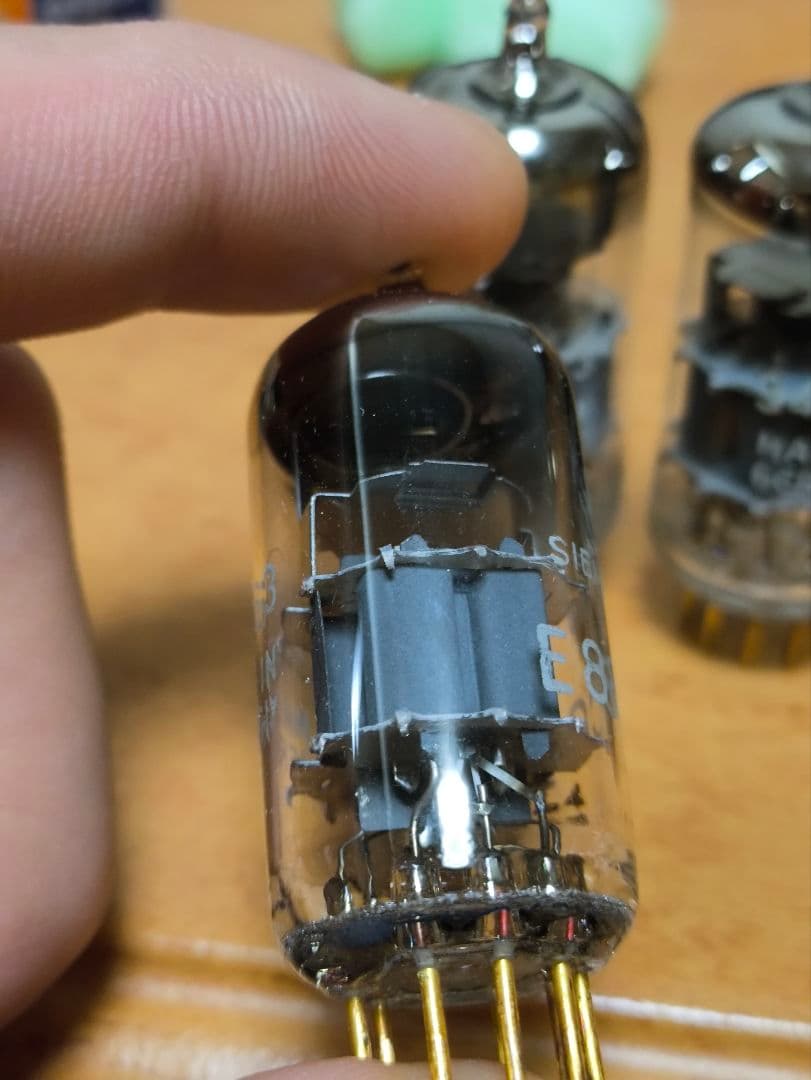 Siemens E88CC Grey Shields 真空管 2本セット1964