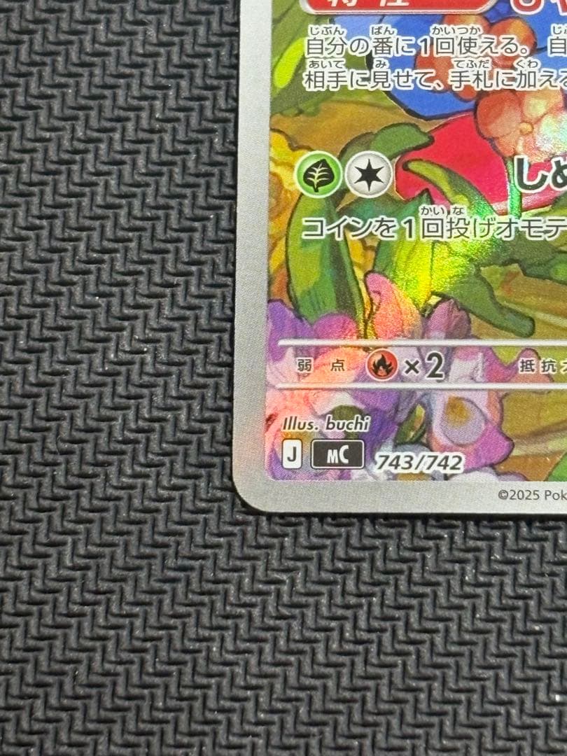 ポケモンカード　エリカのモンジャラ　743/742