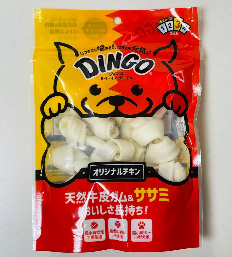 DINGOディンゴ 天然牛皮ガム＆ササミ 超小型犬～小型犬用12袋 合計252本