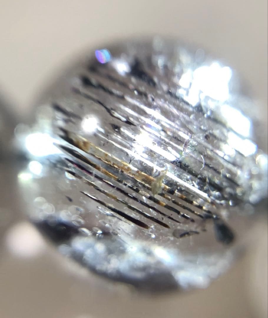 ヒマラヤ産エレスチャル水晶　ブレスレット　大珠