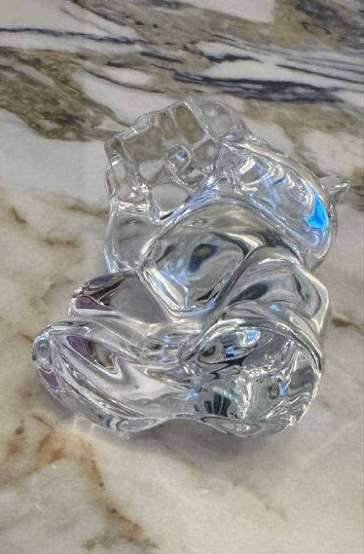 Baccarat ノエル テディベア 　クリア　bear present 熊