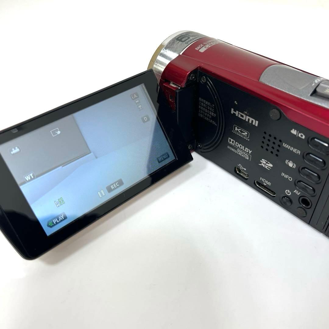 【動作確認済】JVC ケンウッド Everio GZ-E235-R ビデオカメラ