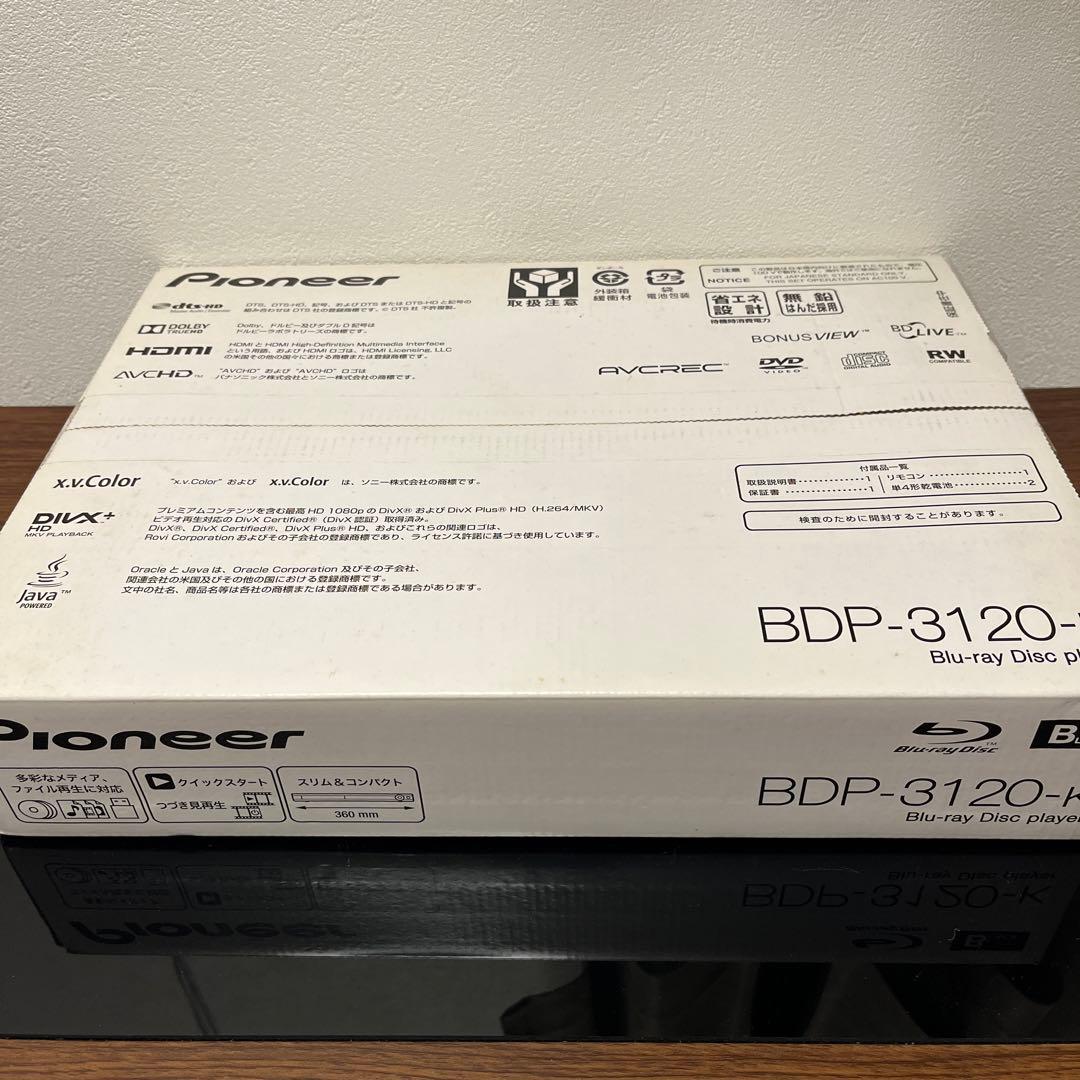 【新品未開封】Pioneer BDP-3120-K Blu-rayプレーヤー