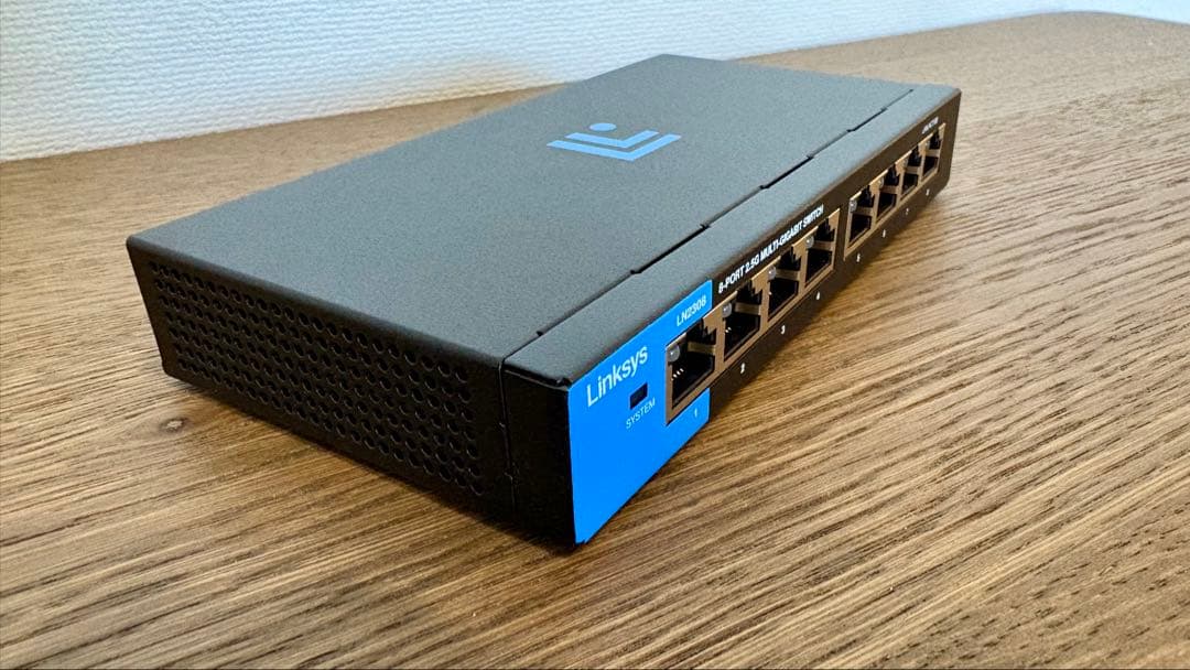 【ほぼ新品】Linksys LN2308-AH 2.5GbE 8ポート