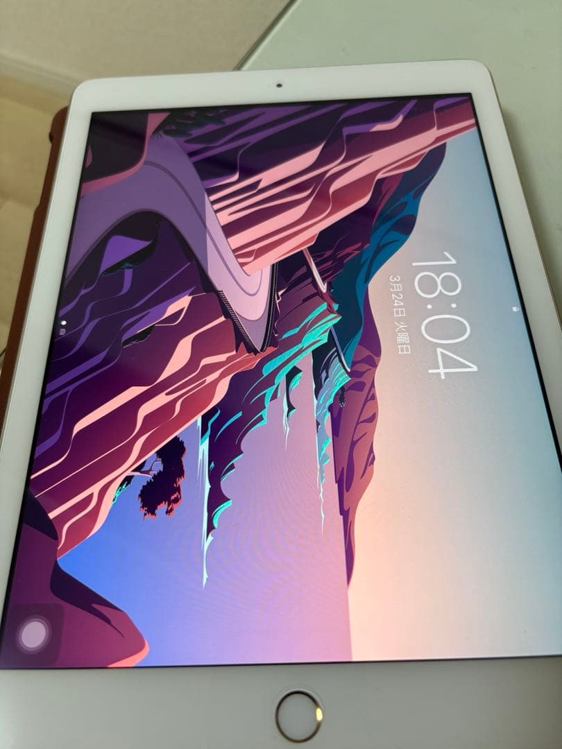 Apple iPad 第五世代 128GB ゴールド 保護フィルム 充電器付き