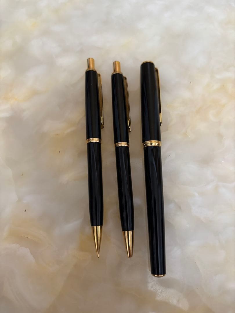 プラチナム ボールペン シャーペン 万年筆　14K 3本セット