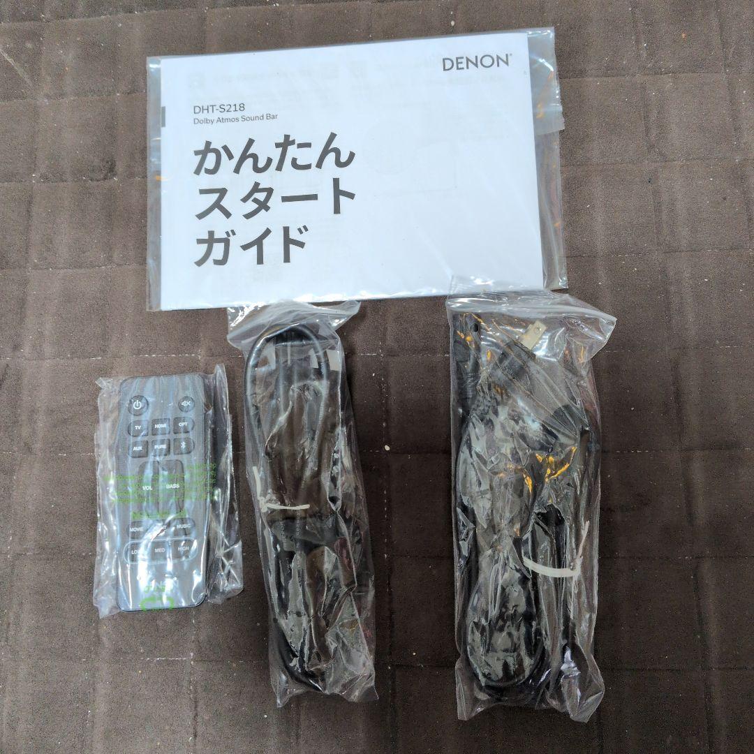 DENON　DHT-S218 サウンドバー 2025年製 保証あり　美品