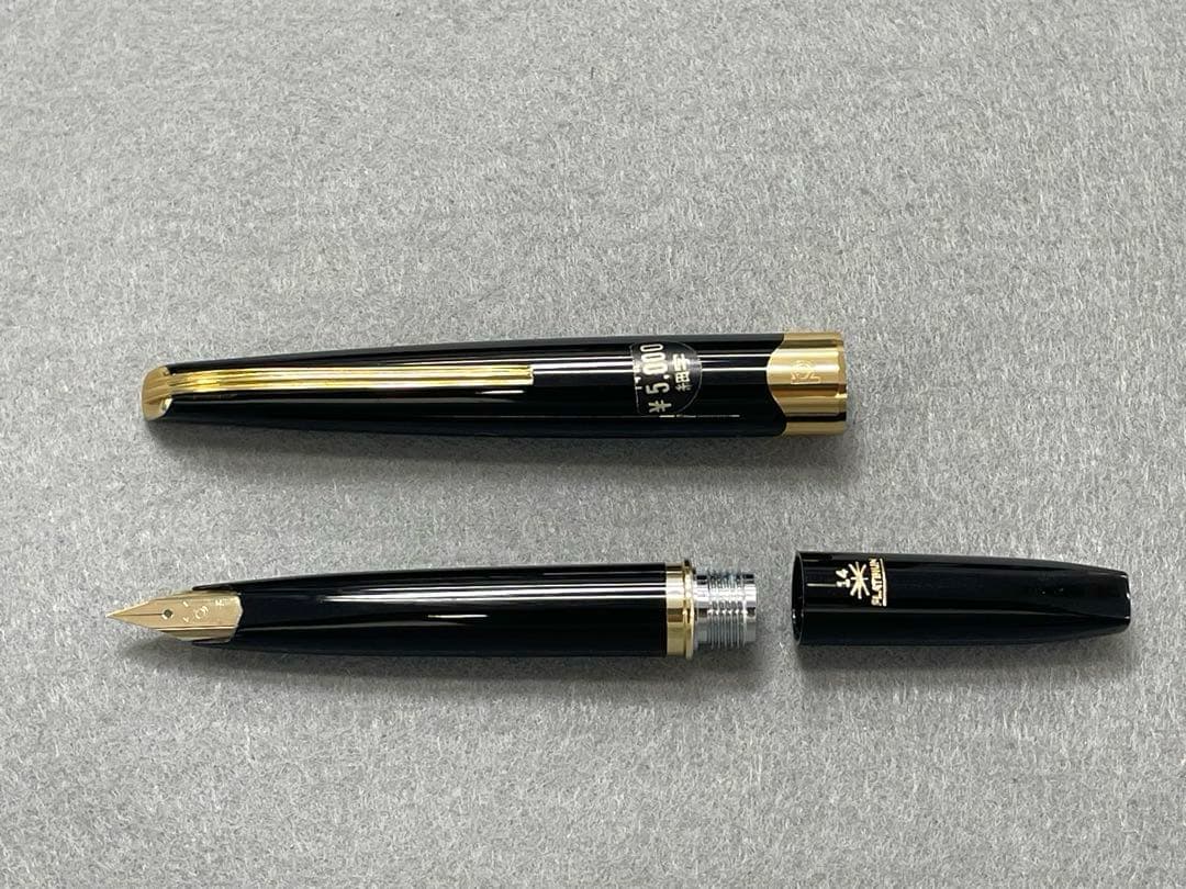 【未使用】プラチナ万年筆 14K ポケット万年筆　細字 Pロゴ 昭和レトロ