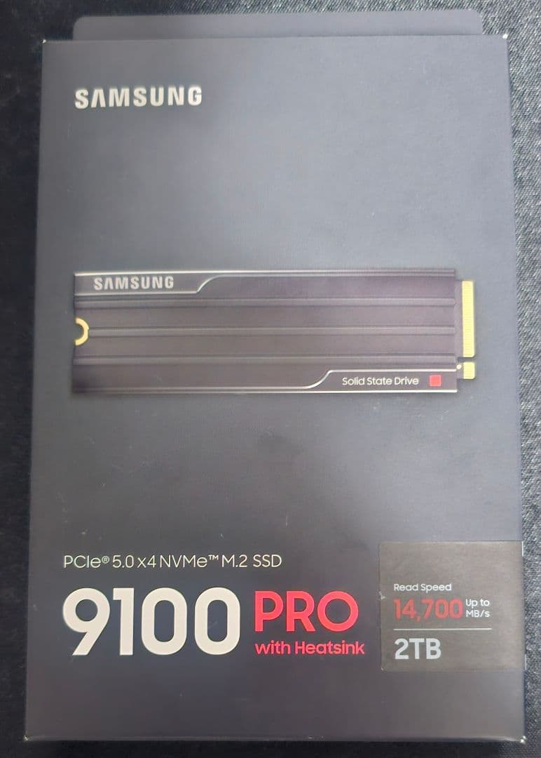 SAMSUNG 9100 PRO with Heatsink 2TB今日まで出品