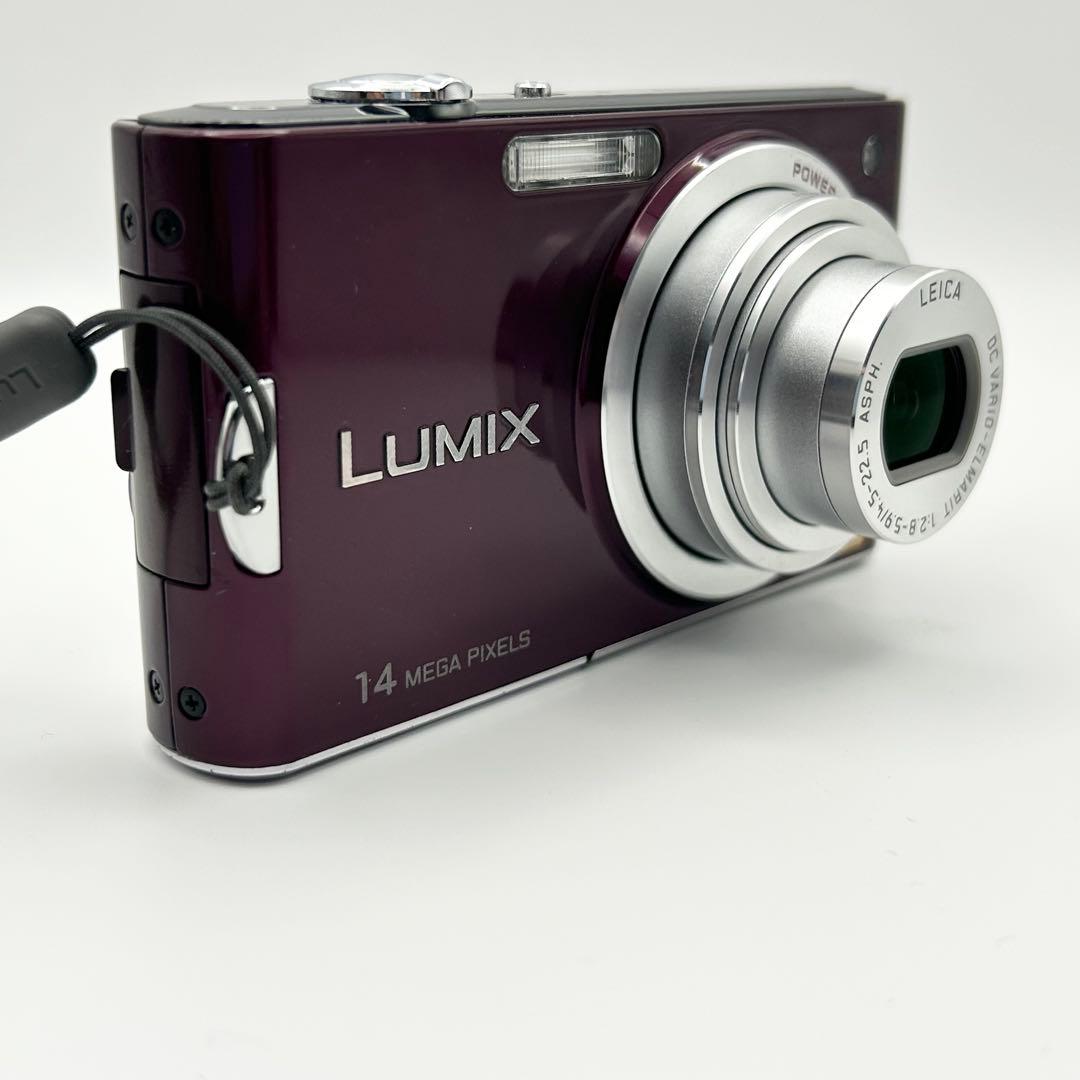 動作品★Panasonic LUMIX DMC-FX66★バイオレット★元箱付き