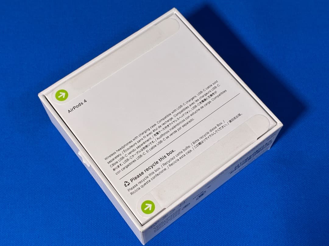【新品・未開封】Apple AirPods 4 MXP63J/A 保証未開始